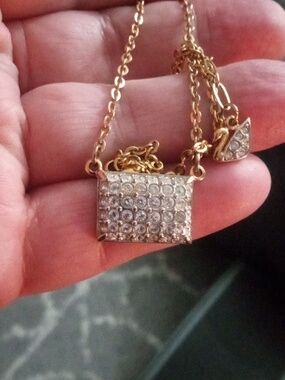 Gold-plated Swarovski Crystal Necklace